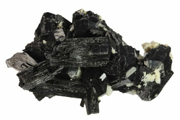 Black Tourmaline (Schorl) Crystals with Orthoclase - Namibia #132209